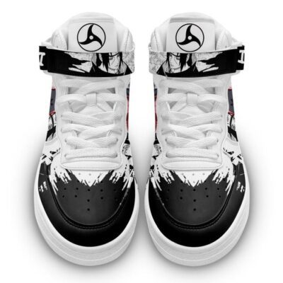 Itachi Uchiha Sneakers Air Mid Custom Anime Shoes Mix Manga 1
