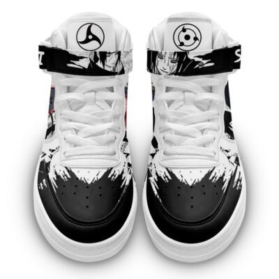 Itachi and Sasuke Sneakers Air Mid Custom Anime Shoes Mix Manga 1