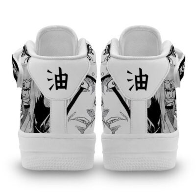 Jiraiya Sneakers Air Mid Custom Anime Shoes Mix Manga for Otaku 2