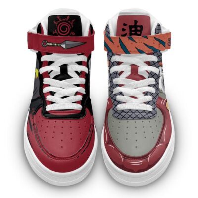 Jiraiya and Nrt Uzumaki Sneakers Air Mid Custom Anime Shoes 2