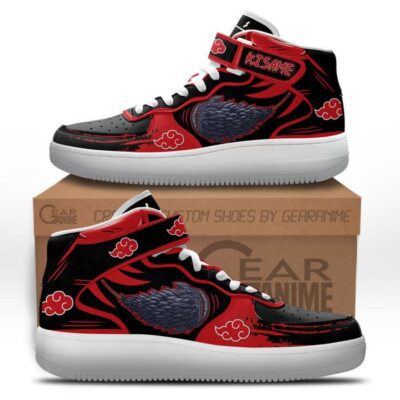 Kisame Sword Sneakers Air Mid Custom Anime Akatsuki Shoes