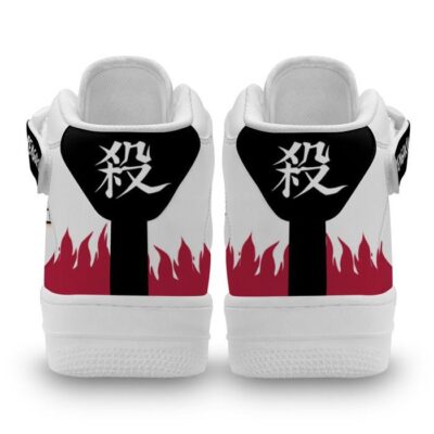 Kyojuro Rengoku Sneakers Air Mid Custom Anime Demon Slayer Shoes 2