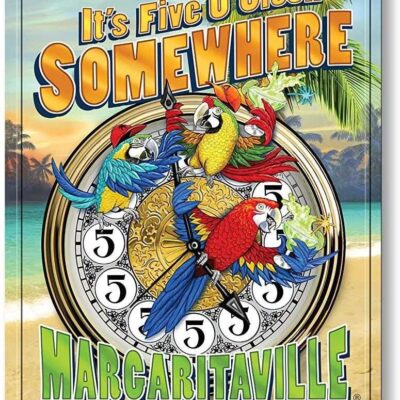 Margaritaville Metal Parking Sign Wall Decor Indoor Ourdoor Decor