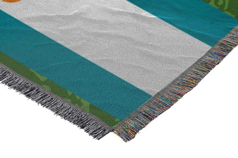 Miami Dolphins NFL Vintage Woven Tapestry Throw Blanket 1