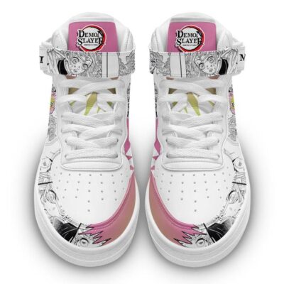 Mitsuri Kanroji Sneakers Air Mid Demon Slayer Anime Shoes Mix Manga 1 Mitsuri Kanroji Sneakers Air Mid Demon Slayer Anime Shoes Mix Manga 1