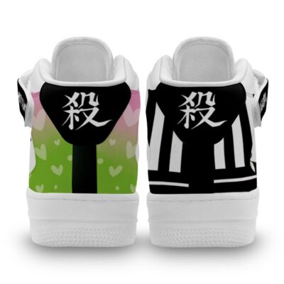 Mitsuri and Obanai Sneakers Air Mid Custom Anime Demon Slayer Shoes 2 Mitsuri and Obanai Sneakers Air Mid Custom Anime Demon Slayer Shoes 2