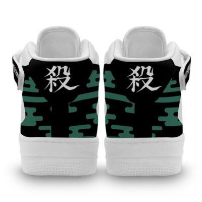 Muichiro Tokito Sneakers Air Mid Custom Anime Demon Slayer Shoes 2