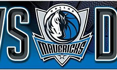 NBA Dallas Mavericks Metal Street Sign Decor