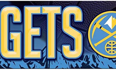 NBA Denver Nuggets Metal Street Sign