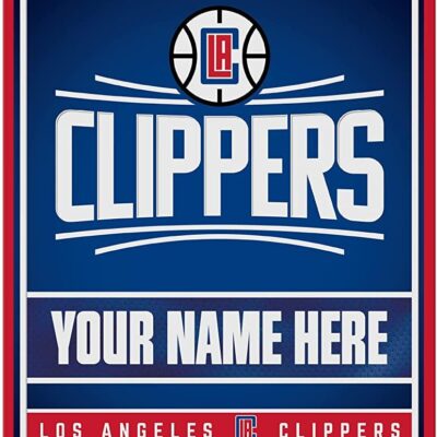 NBA Los Angeles Clippers Personalized Custom Metal Parking Sign Wall Decor Indoor Ourdoor