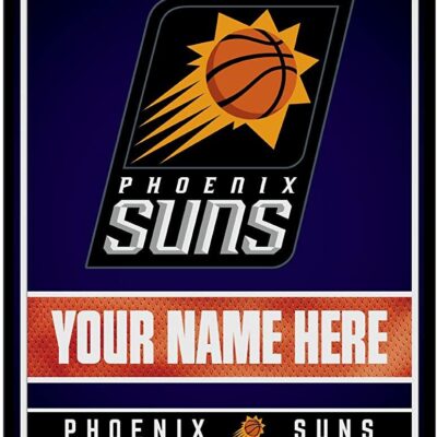 NBA Phoenix Suns Personalized Custom Metal Parking Sign Wall Decor Indoor Ourdoor