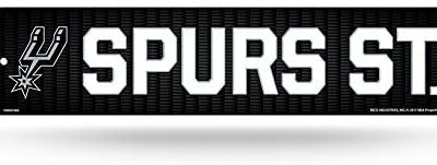 NBA San Antonio Spurs Metal Street Sign Decor