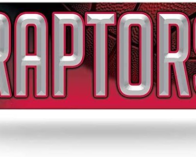 NBA Toronto Raptors Metal Street Sign Decor