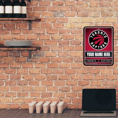 NBA Toronto Raptors Personalized Custom Metal Parking Sign Wall Decor Indoor Ourdoor 2