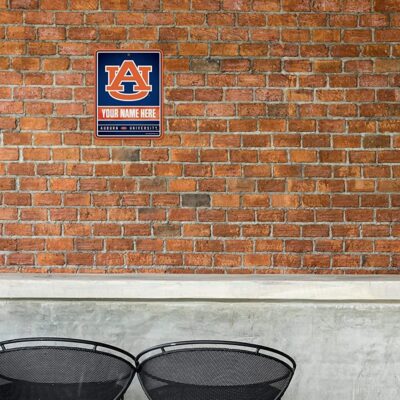 NCAA Auburn Tigers Personalized Custom Metal Parking Sign Wall Decor Indoor Ourdoor 1