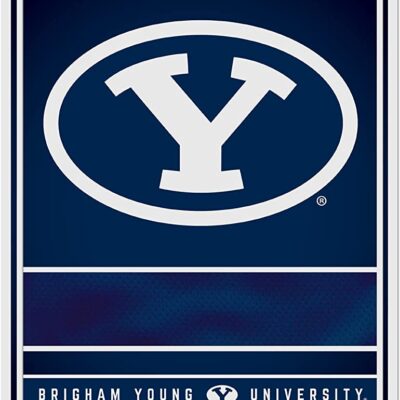 NCAA BYU Cougars Personalized Custom Metal Parking Sign Wall Decor Indoor Ourdoor 6
