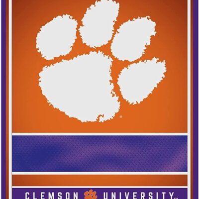NCAA Clemson Tigers Personalized Custom Metal Parking Sign Wall Decor Indoor Ourdoor 6 NCAA Clemson Tigers Personalized Custom Metal Parking Sign Wall Decor Indoor Ourdoor 6