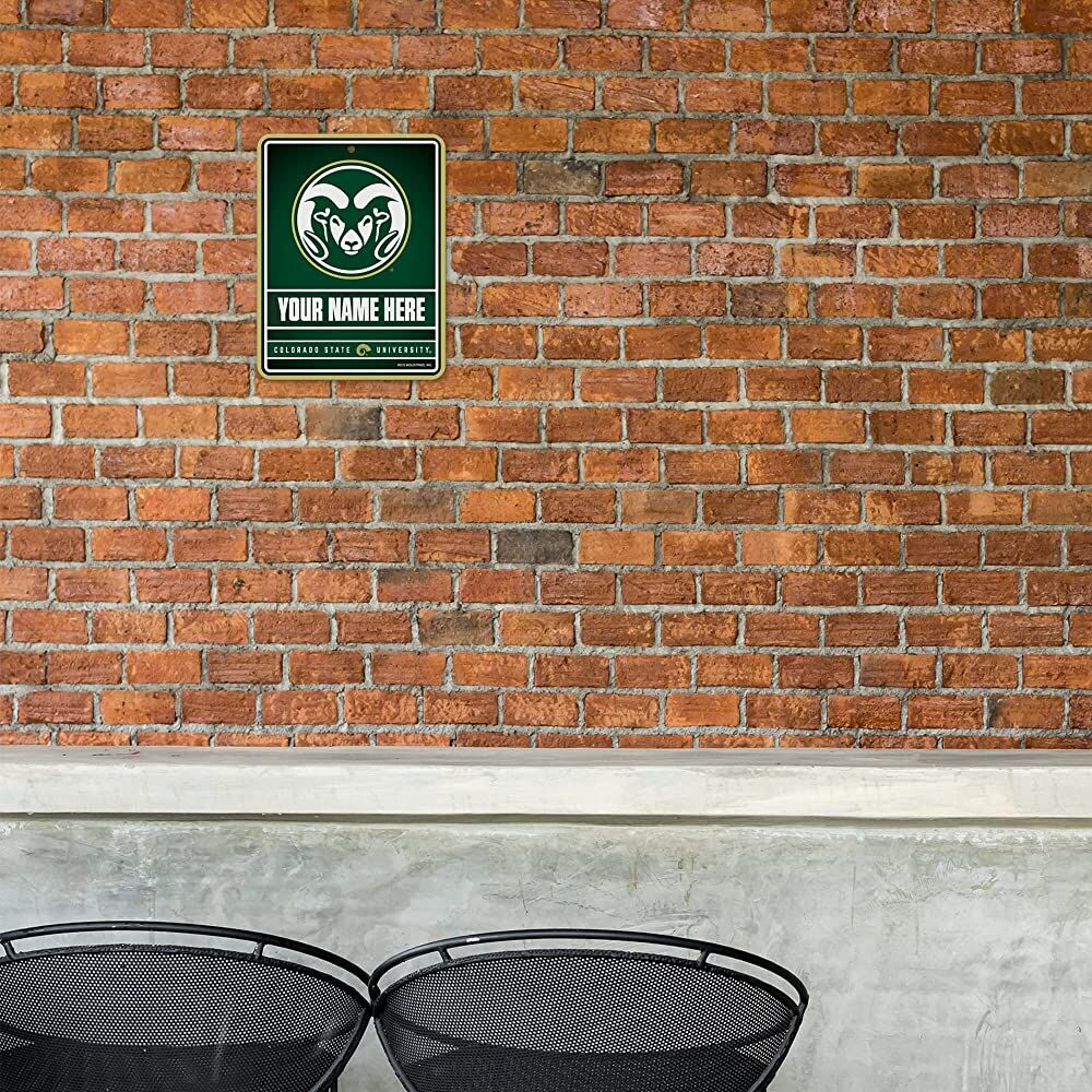 NCAA-Colorado-State-Rams-Personalized-Custom-Metal-Parking-Sign-Wall-Decor-Indoor-Ourdoor-1 NCAA Colorado State Rams Personalized Custom Metal Parking Sign Wall Decor Indoor Ourdoor 1