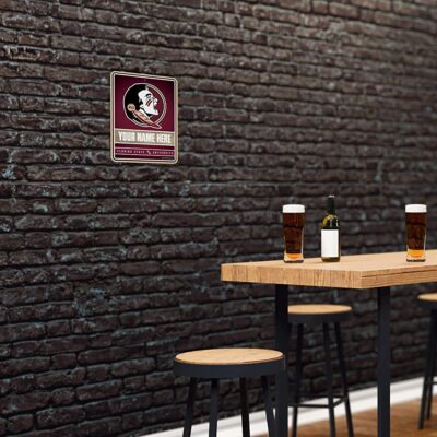 NCAA Florida State Seminoles Personalized Custom Metal Parking Sign Wall Decor Indoor Ourdoor 4 NCAA Florida State Seminoles Personalized Custom Metal Parking Sign Wall Decor Indoor Ourdoor 4