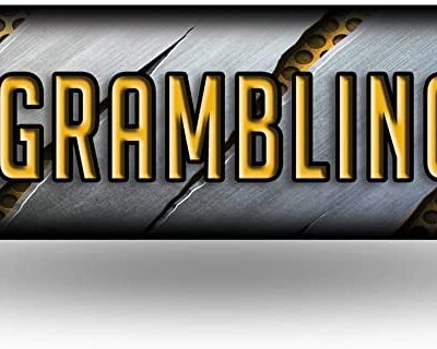 NCAA Grambling State Tigers Metal Street Sign Decor