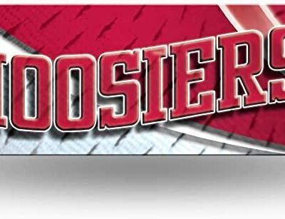NCAA Indiana Hoosiers Metal Street Sign Decor