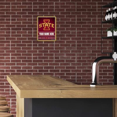 NCAA Iowas State Cyclones Personalized Custom Metal Parking Sign Wall Decor Indoor Ourdoor 3 NCAA Iowas State Cyclones Personalized Custom Metal Parking Sign Wall Decor Indoor Ourdoor 3