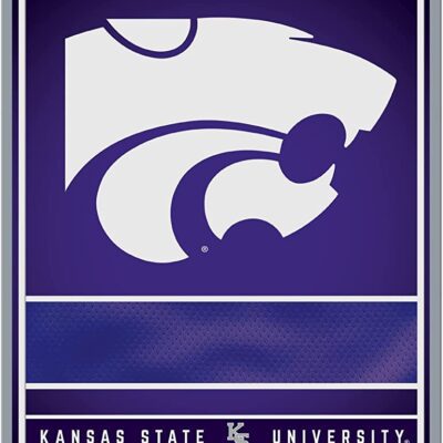 NCAA Kansas State Wildcats Personalized Custom Metal Parking Sign Wall Decor Indoor Ourdoor 6 NCAA Kansas State Wildcats Personalized Custom Metal Parking Sign Wall Decor Indoor Ourdoor 6