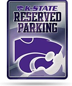 NCAA Kasnas State Wildcats Metal Parking Sign Wall Decor Indoor Ourdoor