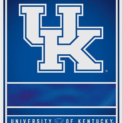 NCAA Kentucky Wildcats Personalized Custom Metal Parking Sign Wall Decor Indoor Ourdoor 6