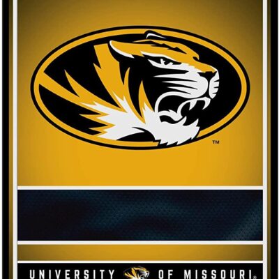 NCAA Missouri Tigers Personalized Custom Metal Parking Sign Wall Decor Indoor Ourdoor 6