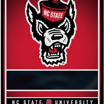 NCAA N.Carolina State Wolfpack Personalized Custom Metal Parking Sign Wall Decor Indoor Ourdoor 6 NCAA N.Carolina State Wolfpack Personalized Custom Metal Parking Sign Wall Decor Indoor Ourdoor 6