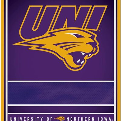 NCAA Northern Iowa Panthers Personalized Custom Metal Parking Sign Wall Decor Indoor Ourdoor 6