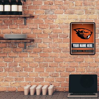 NCAA Oregon State Beavers Personalized Custom Metal Parking Sign Wall Decor Indoor Ourdoor 2 NCAA Oregon State Beavers Personalized Custom Metal Parking Sign Wall Decor Indoor Ourdoor 2