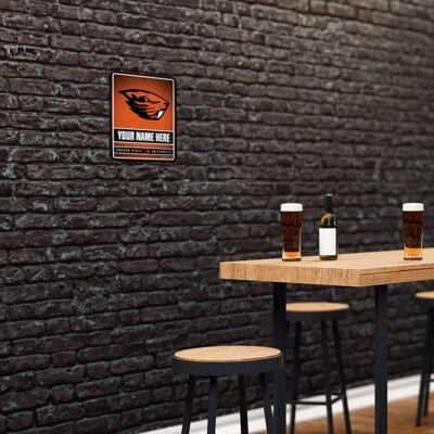 NCAA Oregon State Beavers Personalized Custom Metal Parking Sign Wall Decor Indoor Ourdoor 4 NCAA Oregon State Beavers Personalized Custom Metal Parking Sign Wall Decor Indoor Ourdoor 4