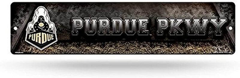 NCAA Purdue Boilermakers Metal Street Sign Decor