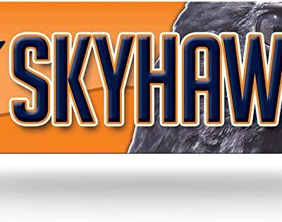 NCAA Tennessee Martin Skyhawks Metal Street Sign Decor