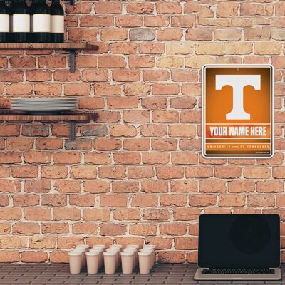 NCAA Tennessee Volunteers Personalized Custom Metal Parking Sign Wall Decor Indoor Ourdoor 2