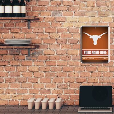 NCAA Texas Longhorns Personalized Custom Metal Parking Sign Wall Decor Indoor Ourdoor 2 NCAA Texas Longhorns Personalized Custom Metal Parking Sign Wall Decor Indoor Ourdoor 2