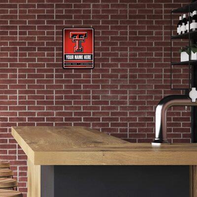 NCAA Texas Tech Red Raiders Personalized Custom Metal Parking Sign Wall Decor Indoor Ourdoor 3 NCAA Texas Tech Red Raiders Personalized Custom Metal Parking Sign Wall Decor Indoor Ourdoor 3