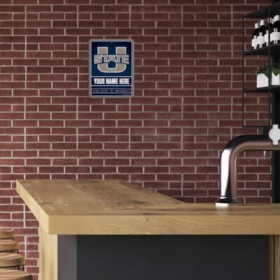 NCAA Utah State Aggies Personalized Custom Metal Parking Sign Wall Decor Indoor Ourdoor 3 NCAA Utah State Aggies Personalized Custom Metal Parking Sign Wall Decor Indoor Ourdoor 3