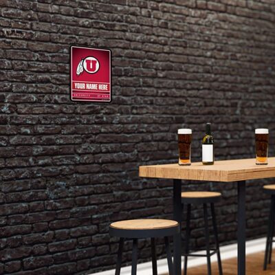 NCAA Utah Utes Personalized Custom Metal Parking Sign Wall Decor Indoor Ourdoor 4 NCAA Utah Utes Personalized Custom Metal Parking Sign Wall Decor Indoor Ourdoor 4