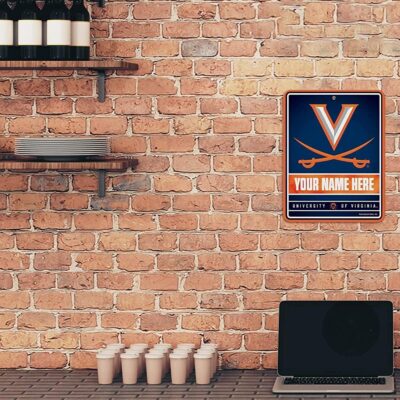 NCAA Virginia Cavaliers Personalized Custom Metal Parking Sign Wall Decor Indoor Ourdoor 2 NCAA Virginia Cavaliers Personalized Custom Metal Parking Sign Wall Decor Indoor Ourdoor 2