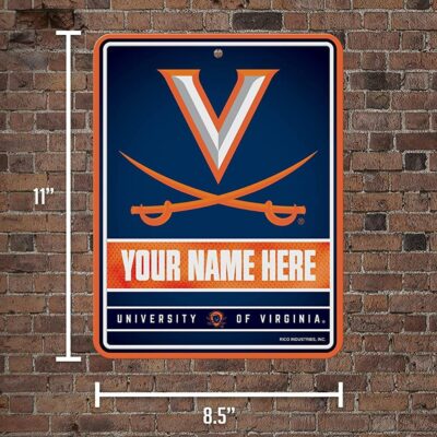 NCAA Virginia Cavaliers Personalized Custom Metal Parking Sign Wall Decor Indoor Ourdoor 5 NCAA Virginia Cavaliers Personalized Custom Metal Parking Sign Wall Decor Indoor Ourdoor 5
