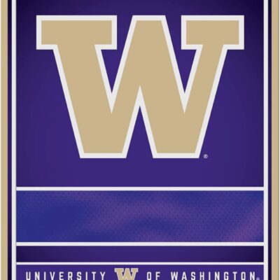 NCAA Washington Huskies Personalized Custom Metal Parking Sign Wall Decor Indoor Ourdoor 6
