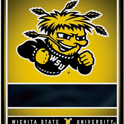 NCAA Wichita State Shockers Personalized Custom Metal Parking Sign Wall Decor Indoor Ourdoor 6 NCAA Wichita State Shockers Personalized Custom Metal Parking Sign Wall Decor Indoor Ourdoor 6