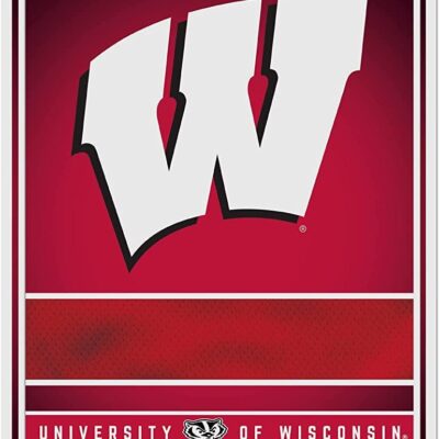 NCAA Wisconsin Badgers Personalized Custom Metal Parking Sign Wall Decor Indoor Ourdoor 6 NCAA Wisconsin Badgers Personalized Custom Metal Parking Sign Wall Decor Indoor Ourdoor 6