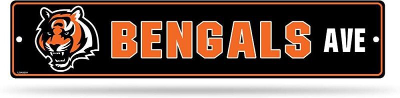 NFL Cincinnati Bengals Street Sign Metal Sign