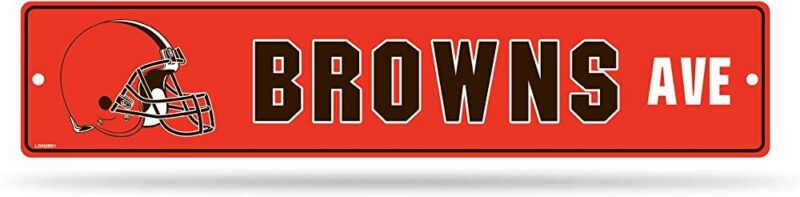 NFL Cleveland Browns Street Sign Metal Sign