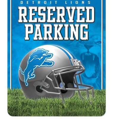 NFL Detroit Lions Metal Parking Sign Wall Decor Indoor Ourdoor
