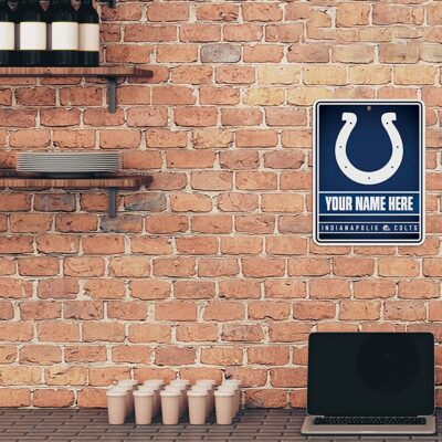 NFL Indianapolis Colts Personalized Custom Metal Parking Sign Wall Decor Indoor Ourdoor 2 NFL Indianapolis Colts Personalized Custom Metal Parking Sign Wall Decor Indoor Ourdoor 2